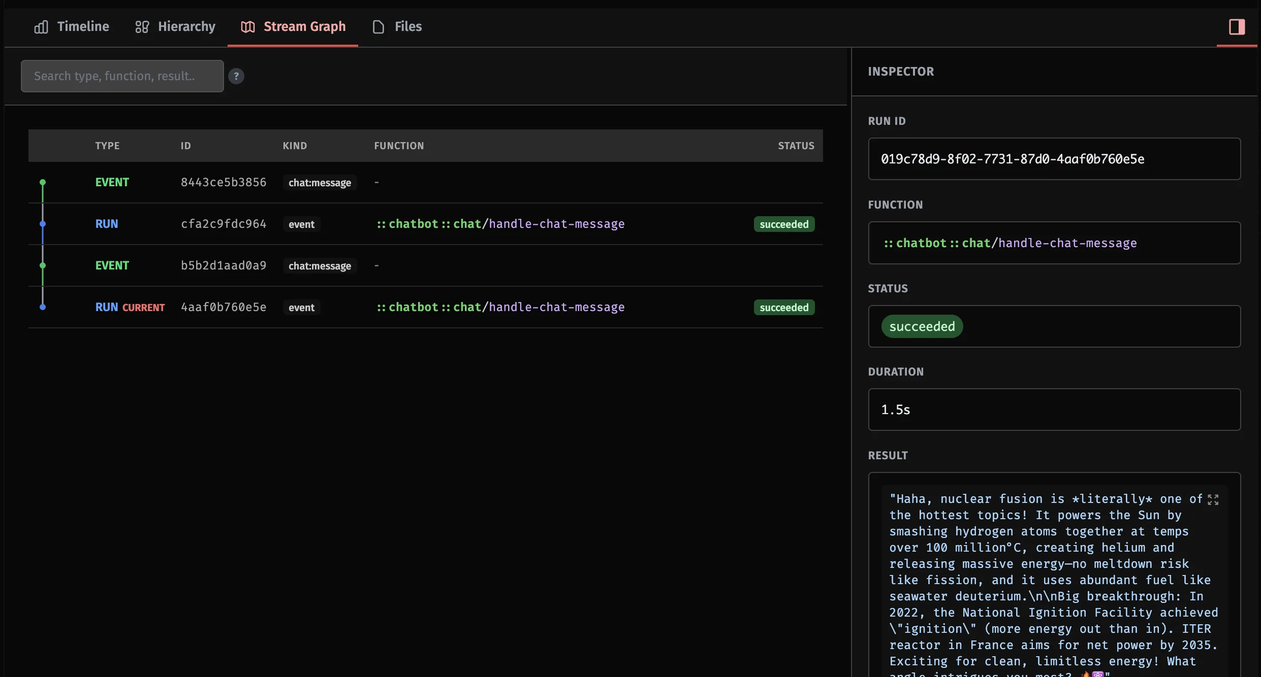 Hot App Stream Graph